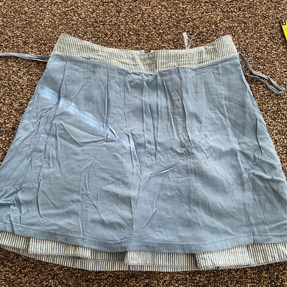 Free People skirt, Blue & White  size:8 - Picture 9 of 14